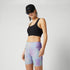 Terri Performance Biker Shorts Women - Purple / Green